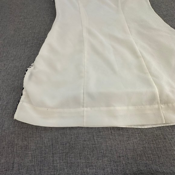 Jodi Arnold For The Limited Shift Dress Aztec Pattern‎ Off White Black Size 0 - Picture 15 of 16